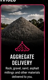 Aggregate delivery